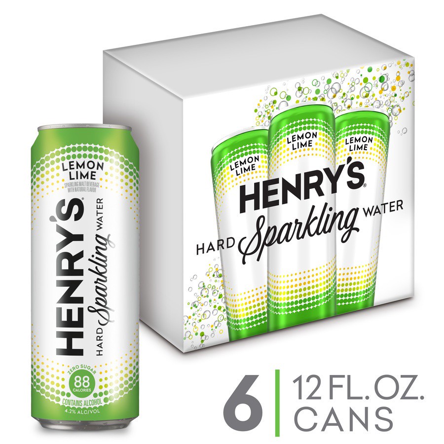 slide 3 of 7, Henry's Sparkling Lemon Lime, 6 ct; 12 fl oz