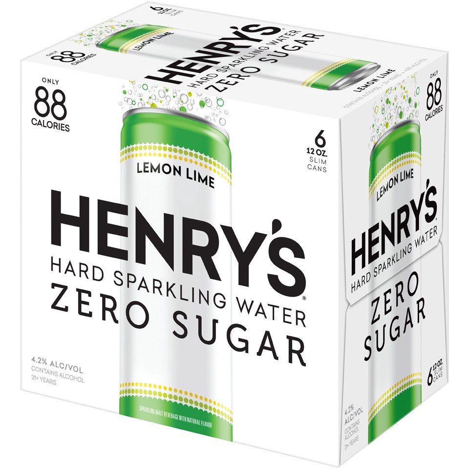 slide 6 of 7, Henry's Sparkling Lemon Lime, 6 ct; 12 fl oz