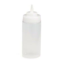 slide 1 of 1, TableCraft Clear Squeeze Bottle, 3 ct