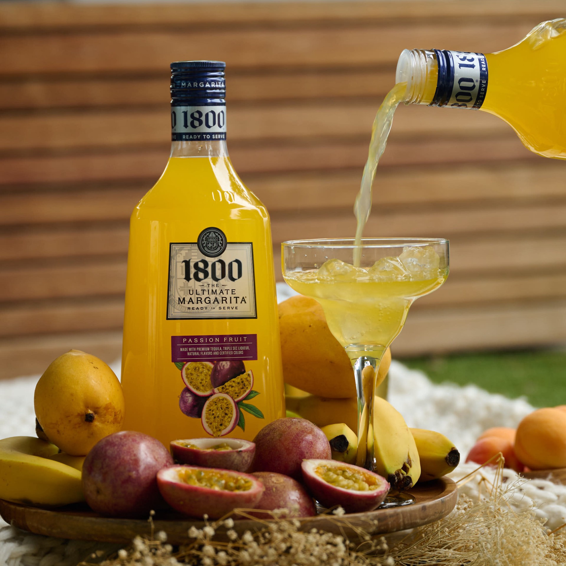 slide 7 of 9, 1800 Passion Fruit Margarita 1.75 l, 1.75 liter