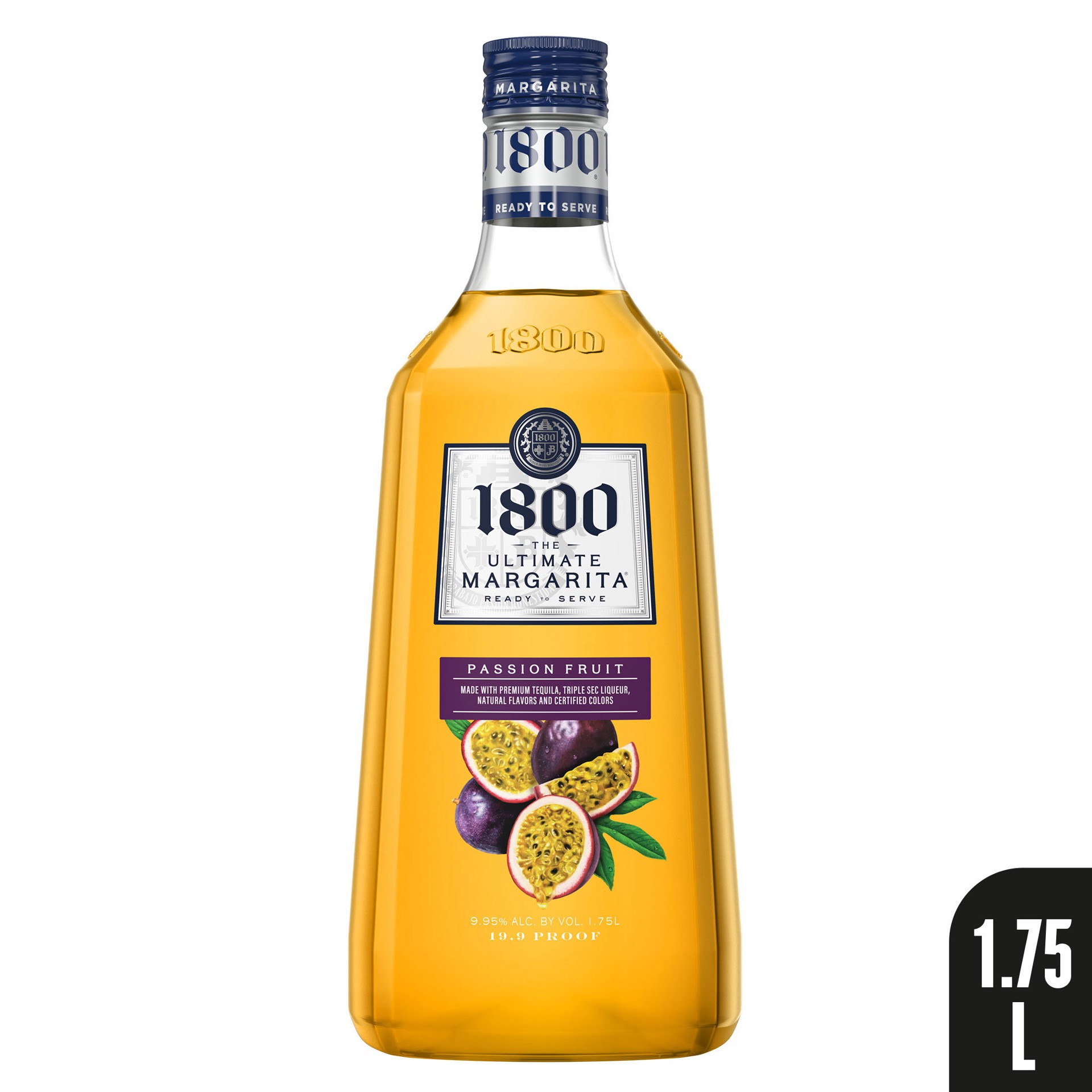 slide 8 of 9, 1800 Passion Fruit Margarita 1.75 l, 1.75 liter