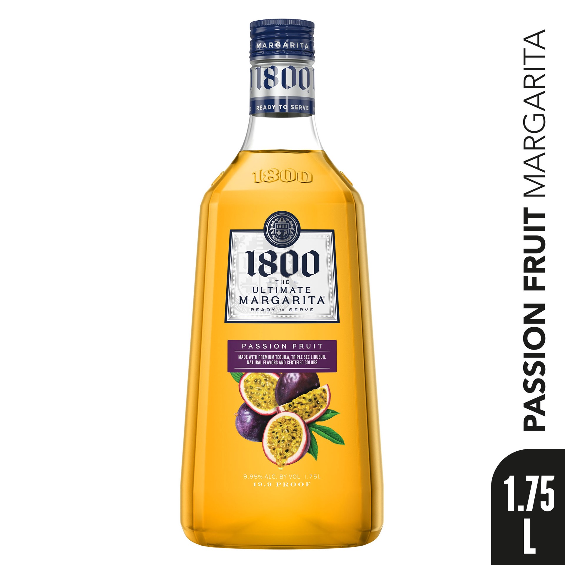 slide 5 of 9, 1800 Passion Fruit Margarita 1.75 l, 1.75 liter