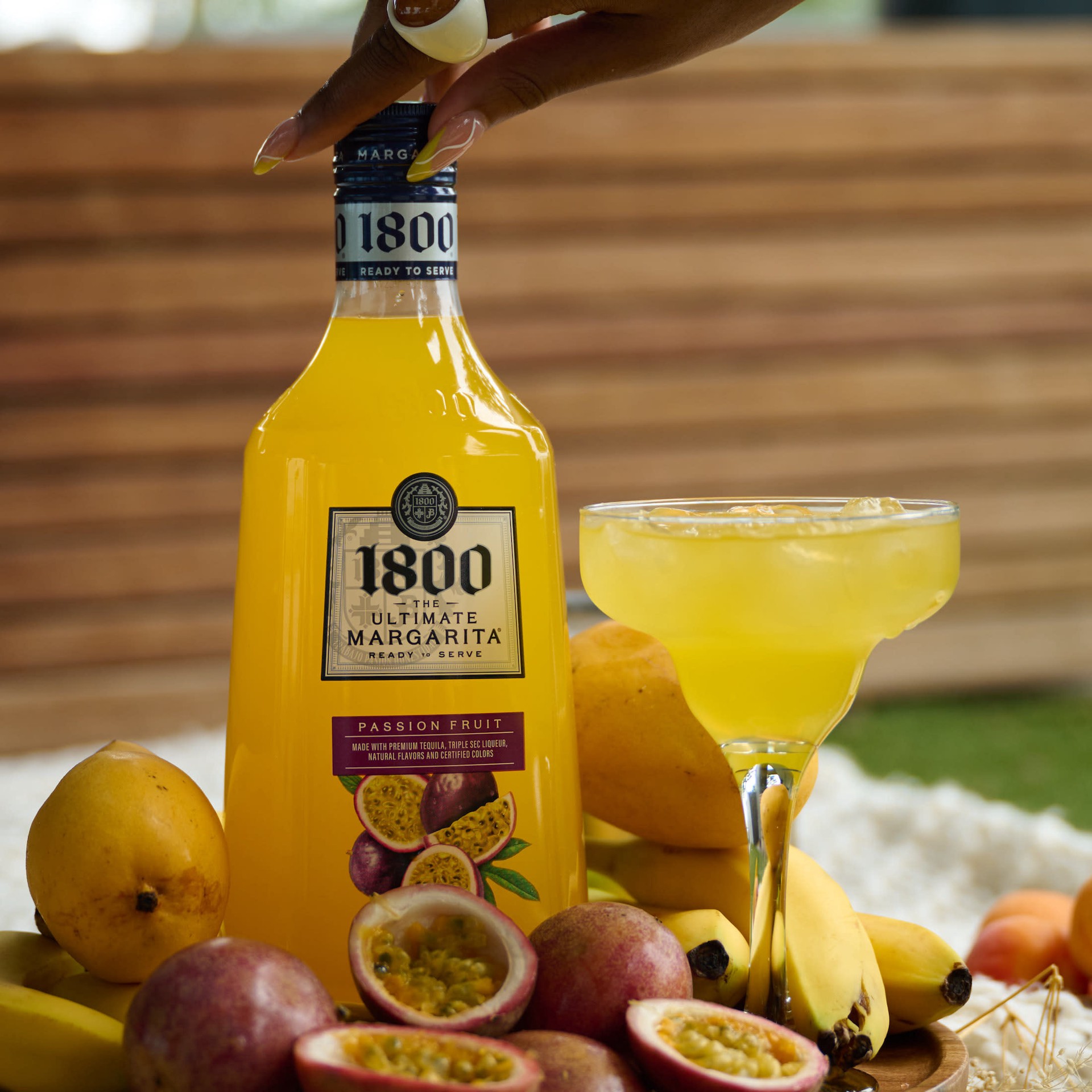 slide 9 of 9, 1800 Passion Fruit Margarita 1.75 l, 1.75 liter