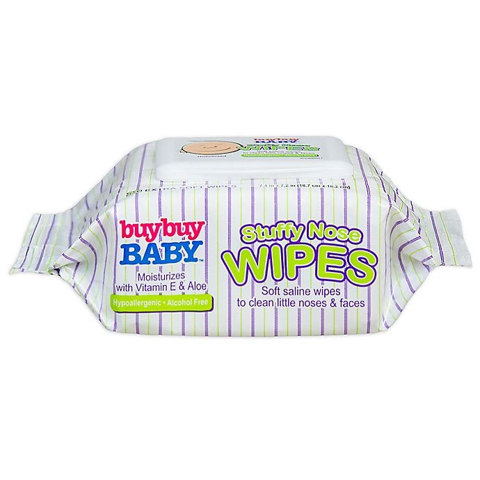 slide 4 of 4, buybuy BABY Fragrance Free Stuffy Nose Wipes, 30 ct