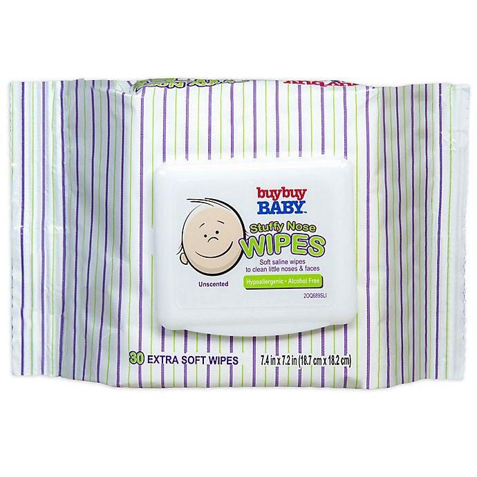 slide 1 of 4, buybuy BABY Fragrance Free Stuffy Nose Wipes, 30 ct