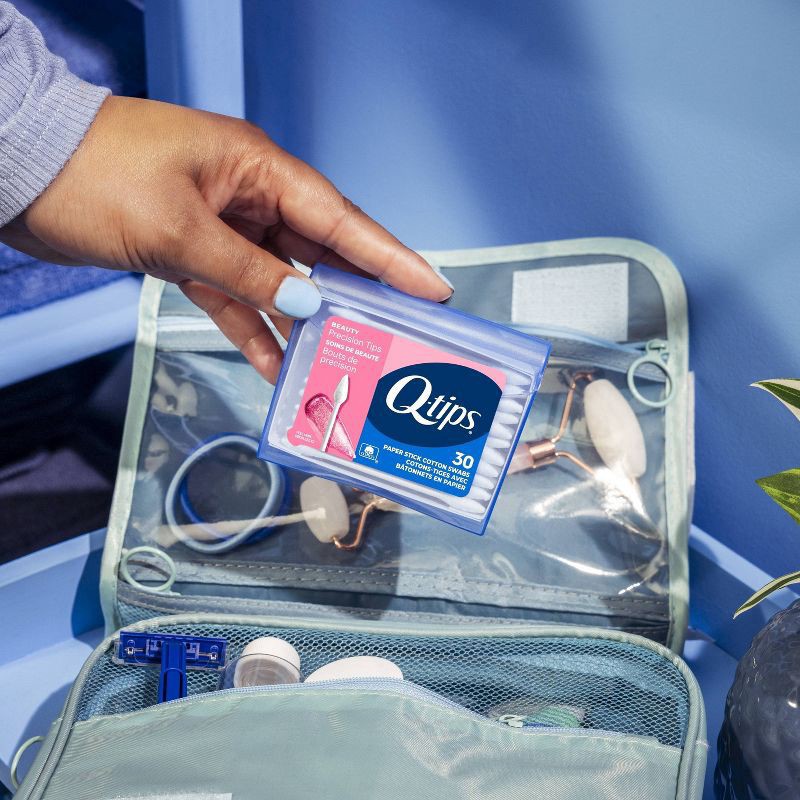 slide 2 of 4, Q-Tips Cotton Precision Tip - 30ct, 30 ct