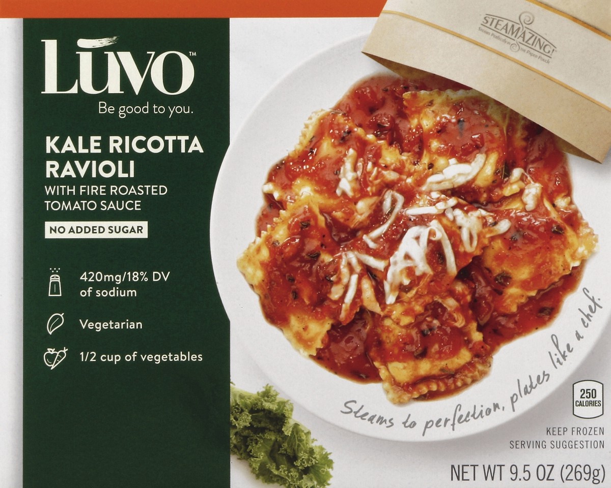 slide 4 of 4, Luvo Kale Ricotta Ravioli 9.5 oz, 9.5 oz