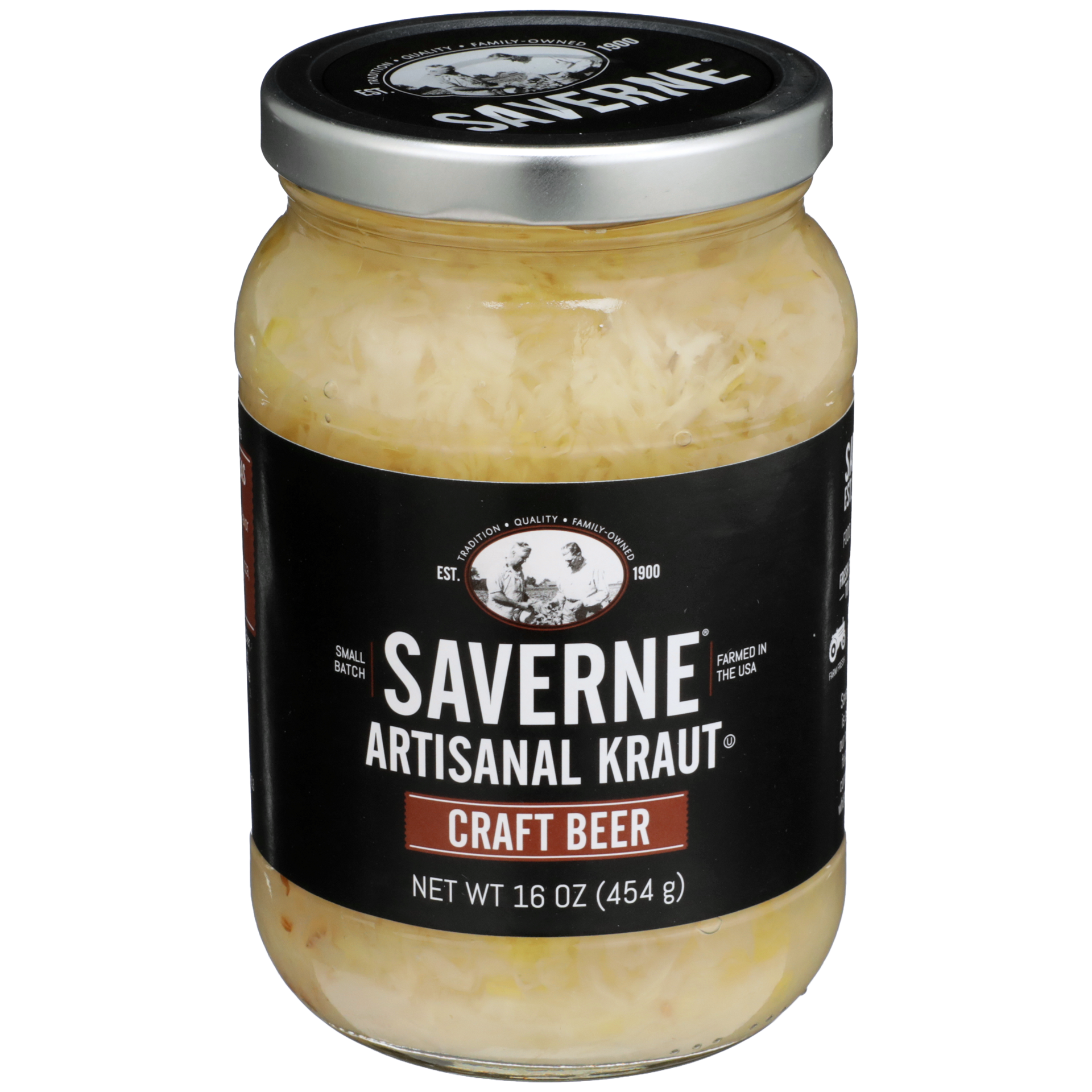 slide 1 of 2, Saverne Artisanal Kraut- Craft Beer 16oz Glass, 16 oz