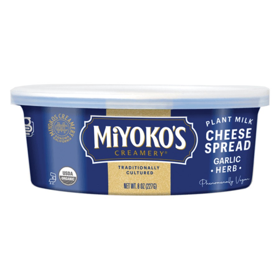 slide 1 of 1, Miyokos Chse Spread Ga, 8 oz