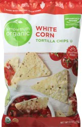 Simple Truth Organic White Corn Tortilla Chips 9 oz