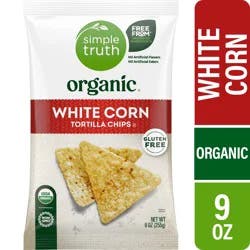Simple Truth Organic White Corn Tortilla Chips 9 oz