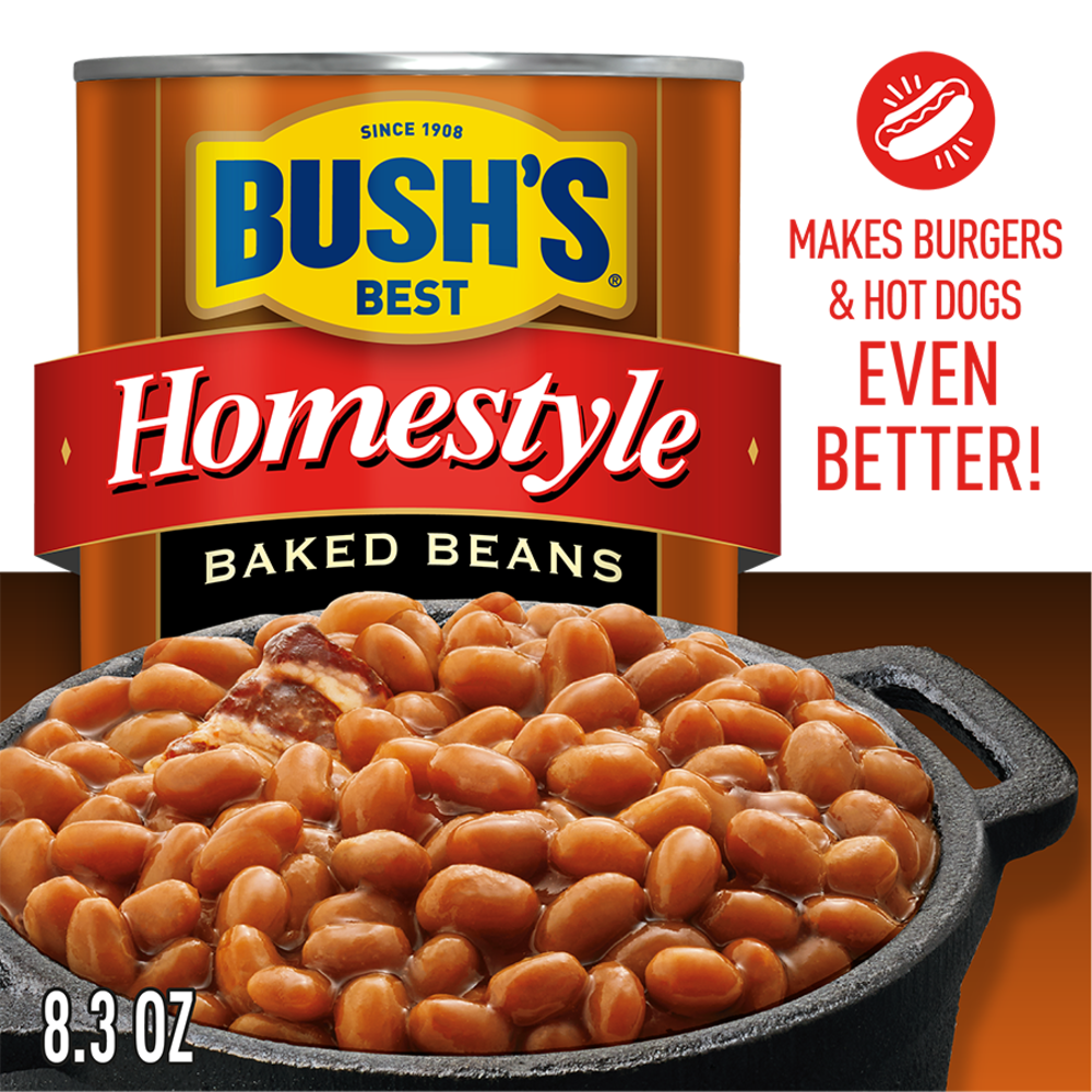 slide 5 of 5, Bush's Best Bush's Homestyle Baked Beans 8.3 oz, 8.3 oz