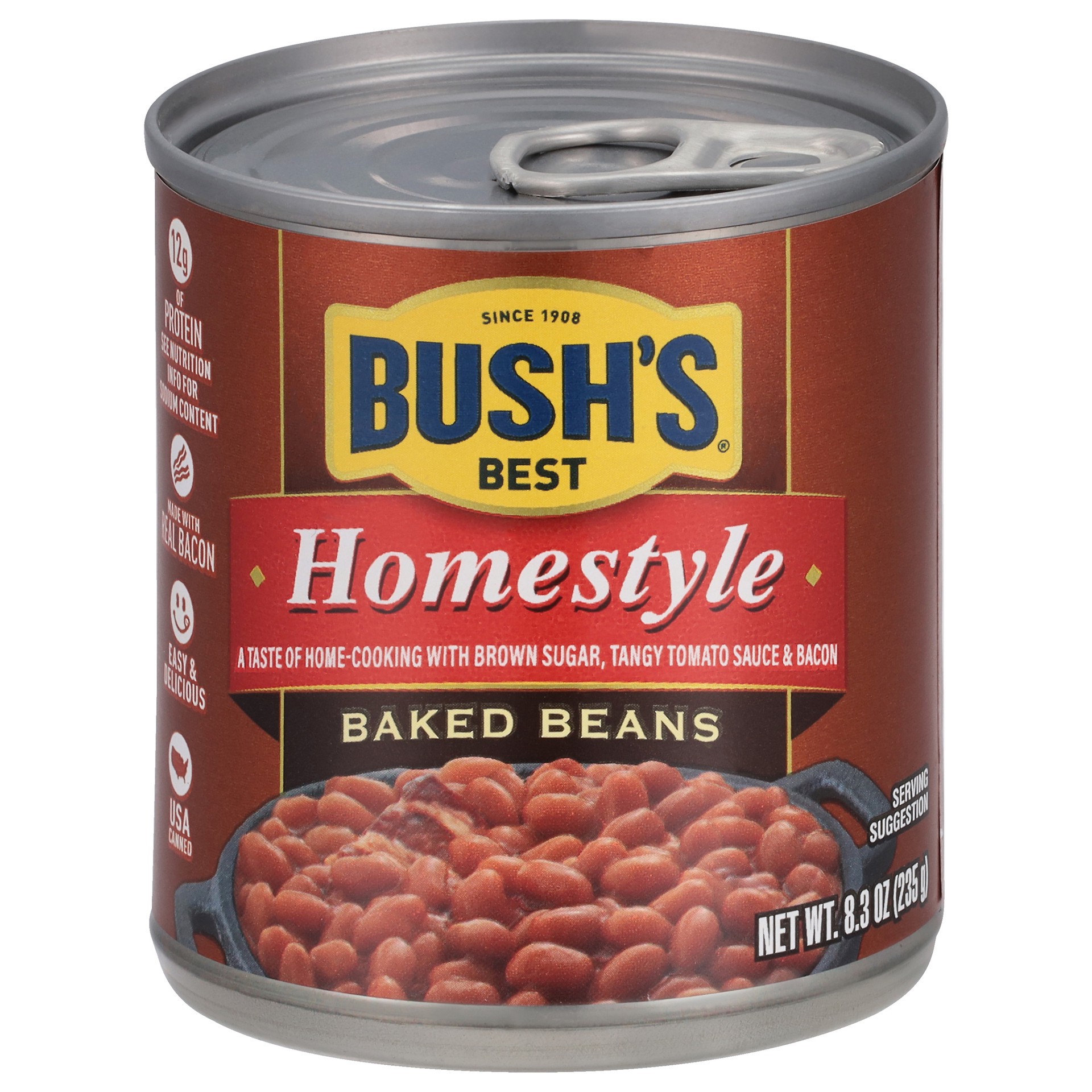 slide 4 of 5, Bush's Best Bush's Homestyle Baked Beans 8.3 oz, 8.3 oz