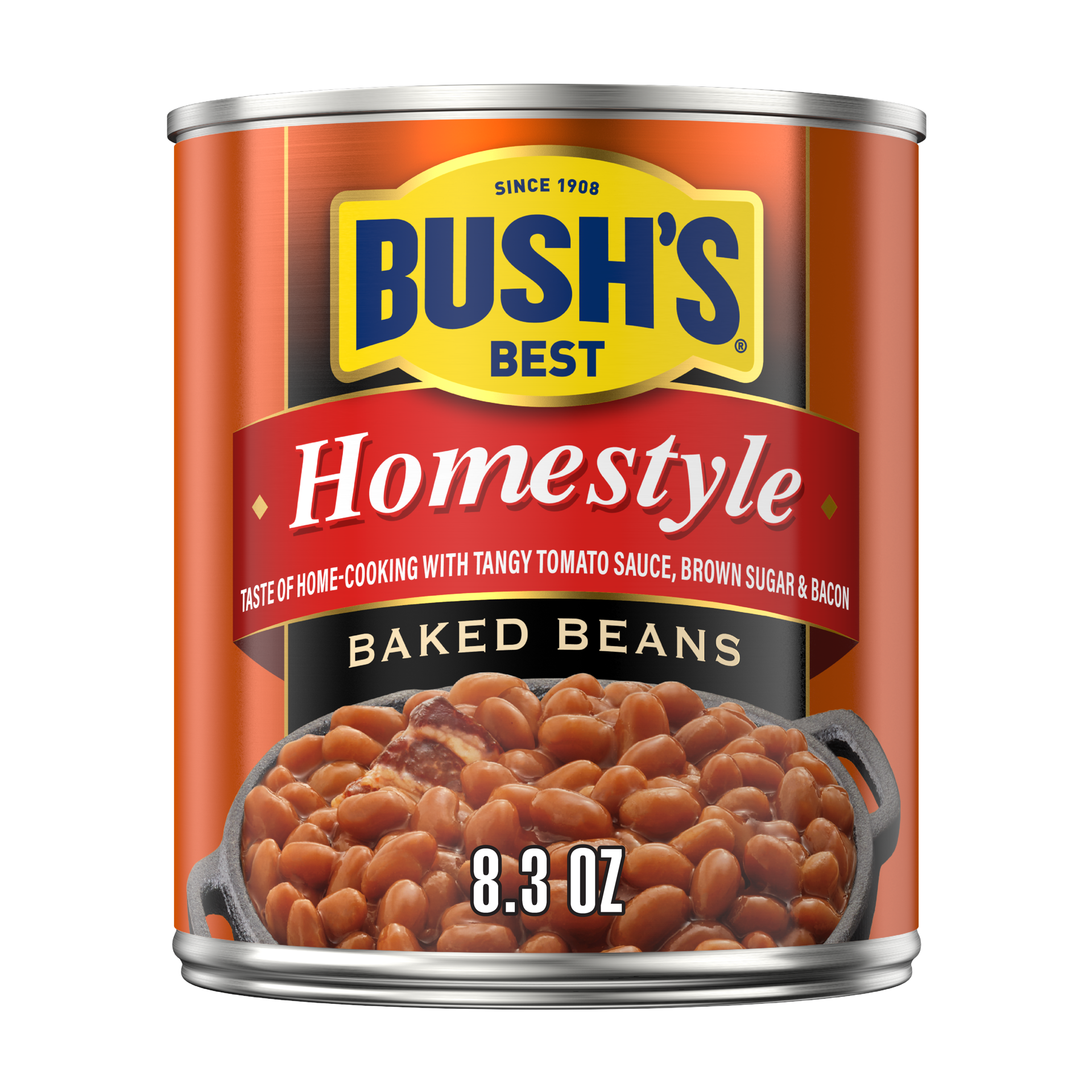 slide 1 of 5, Bush's Best Bush's Homestyle Baked Beans 8.3 oz, 8.3 oz