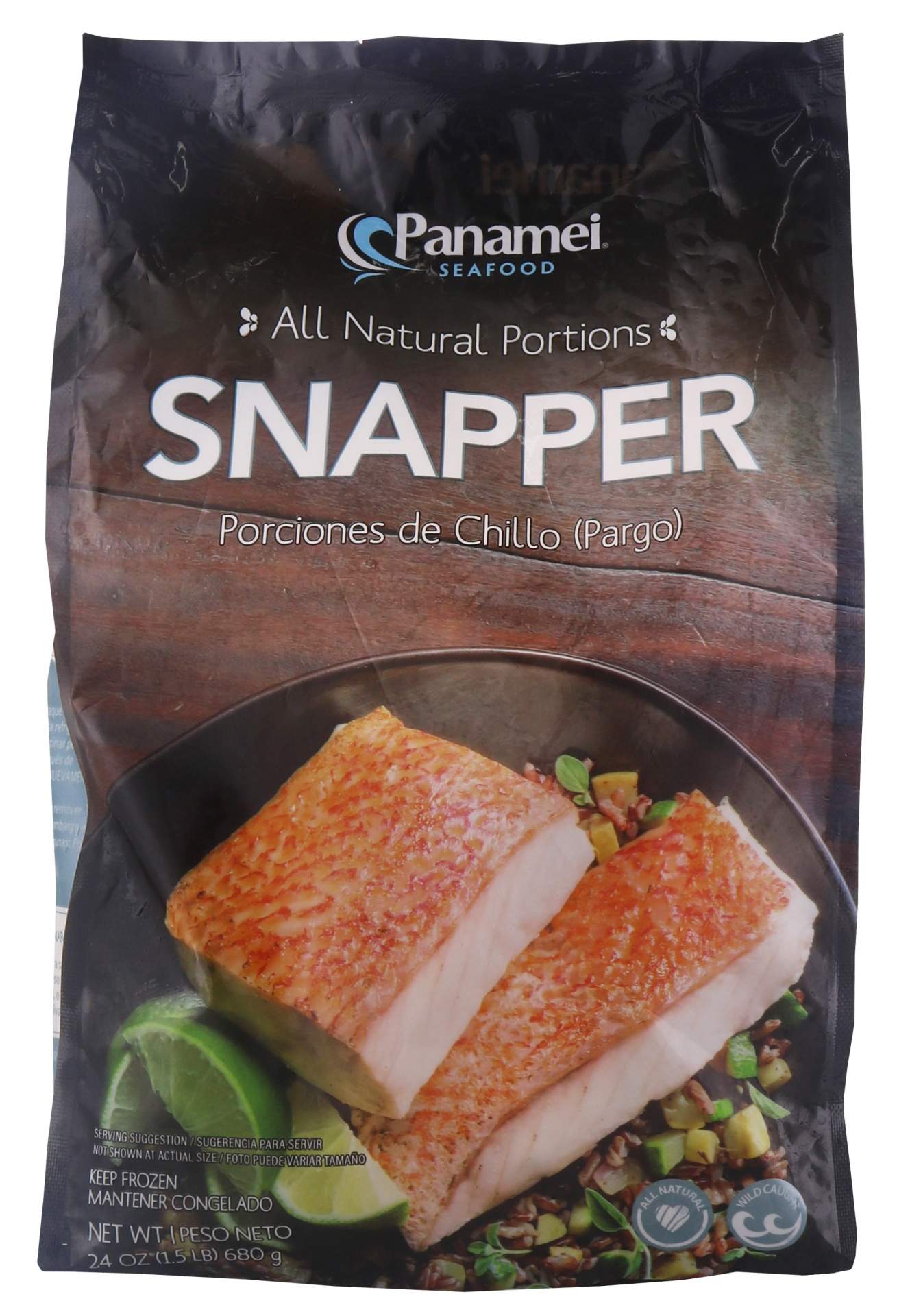 slide 1 of 1, Panamei Snapper Portions, 24 oz