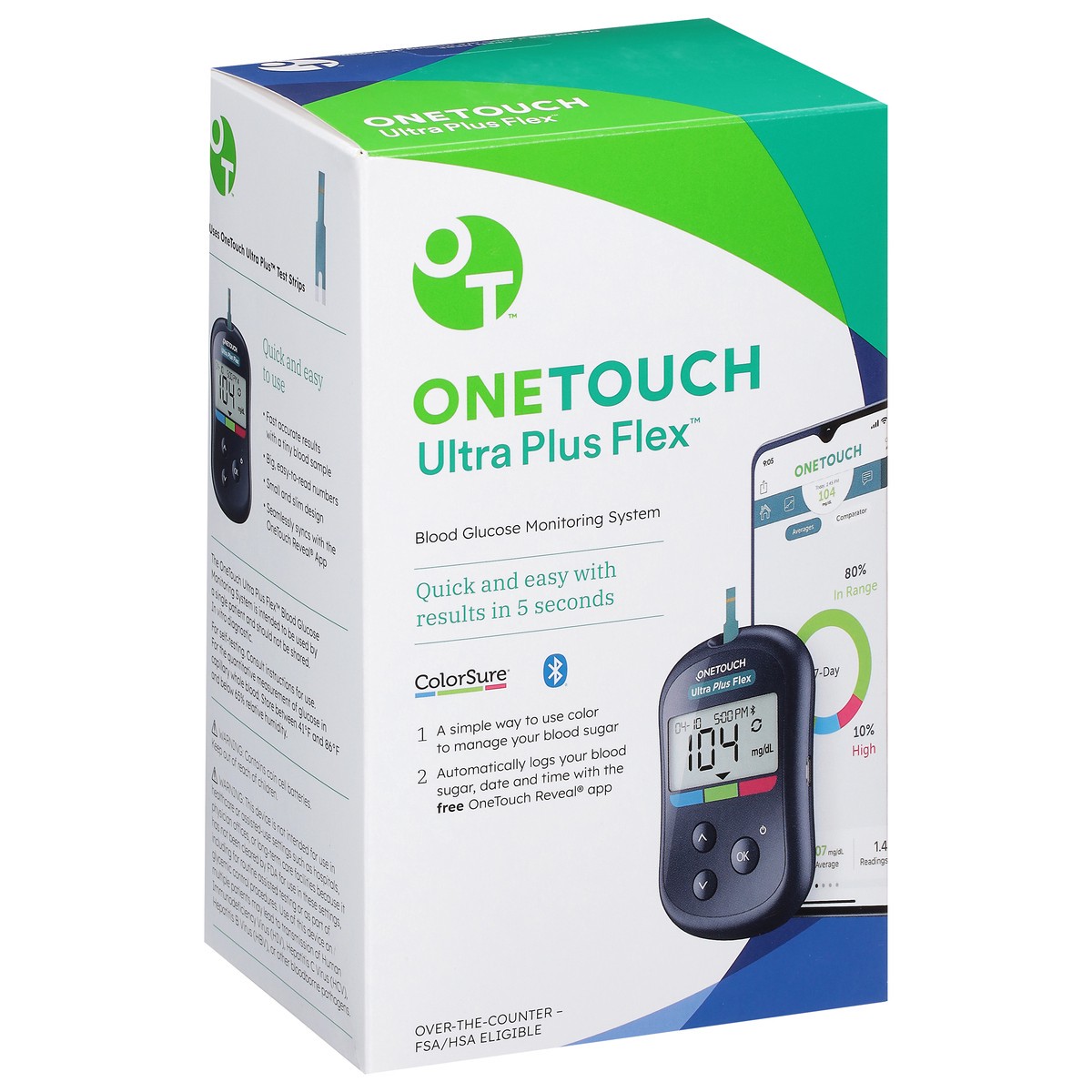 slide 8 of 9, OneTouch OTUP Flex System mg US (LED), 1 ct