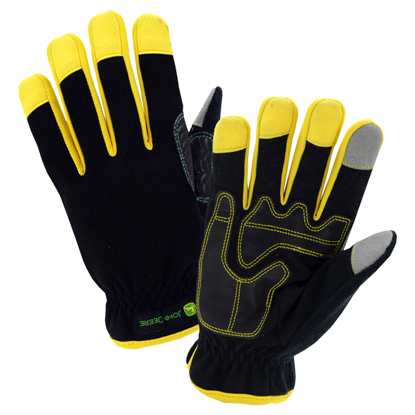 slide 1 of 1, John Deere Hi Dex Synthetic Leather Glove w/Touchscreen - Large, 1 ct