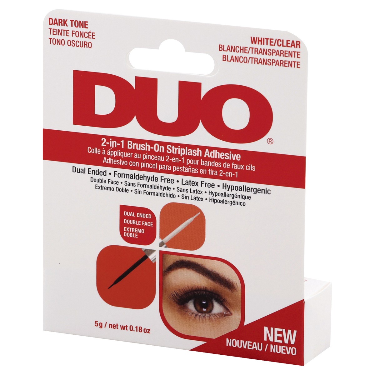 slide 5 of 10, DUO Striplash Adhesive 5 g, 1 ct