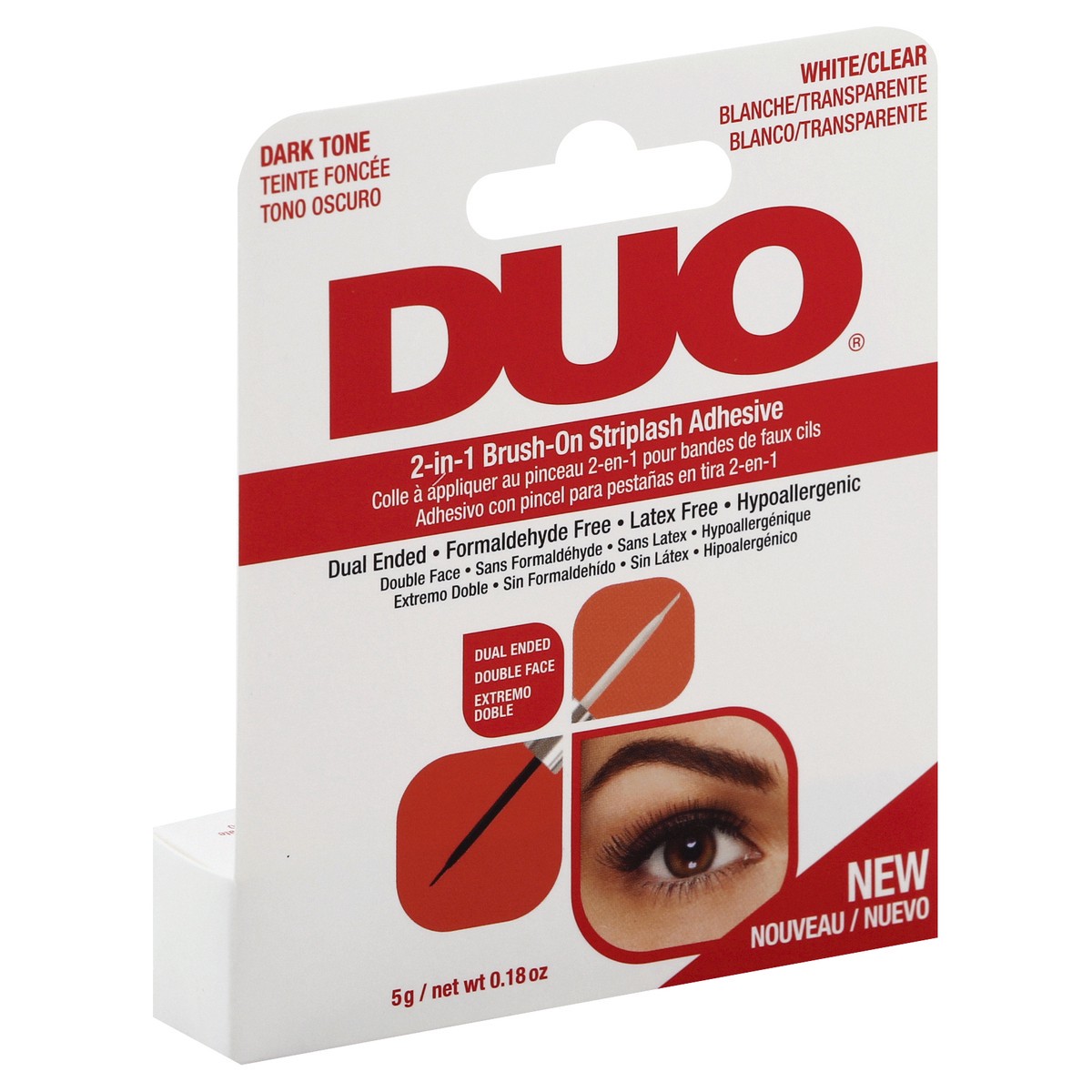 slide 8 of 10, DUO Striplash Adhesive 5 g, 1 ct