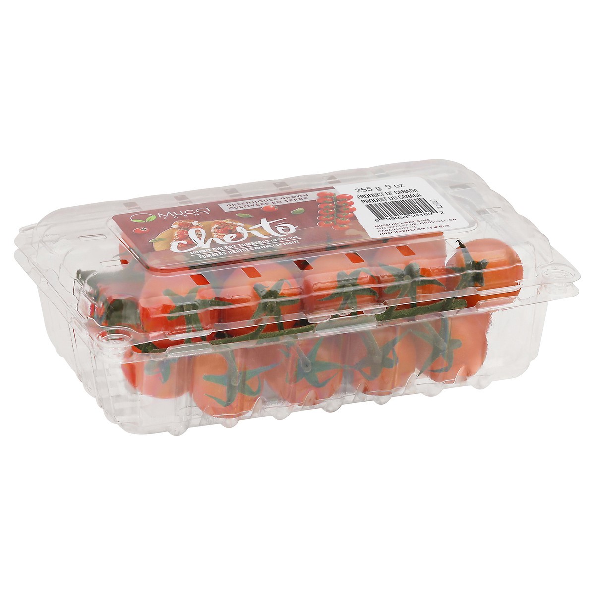 slide 9 of 11, Mucci Farms Cherto On-The-Vine Cherry Tomatoes 9 oz, 9 oz
