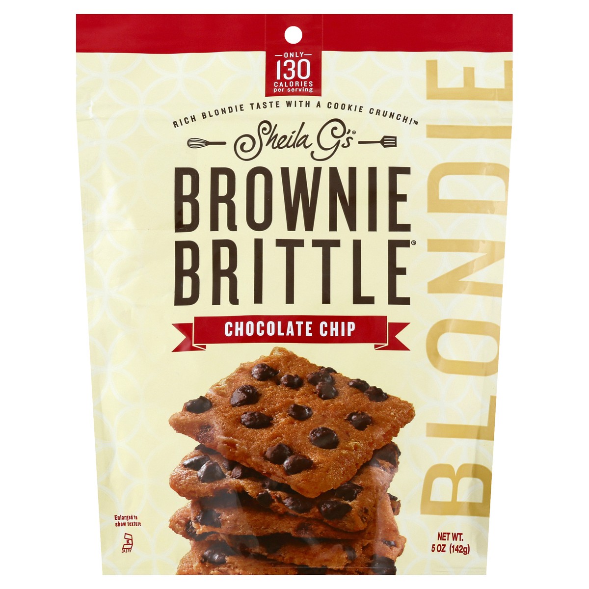 slide 7 of 7, Sheila G's Chocolate Chip Brownie Brittle 5 oz, 5 oz