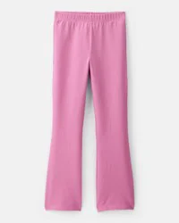 Carter&#x27;s Carters Kid Solid Cotton Flare Stretch Leggings - Pink Pink 10