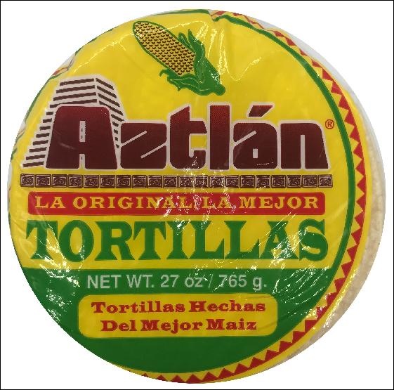 slide 1 of 1, Aztlan Aztln Corn Tortillas, 27 oz