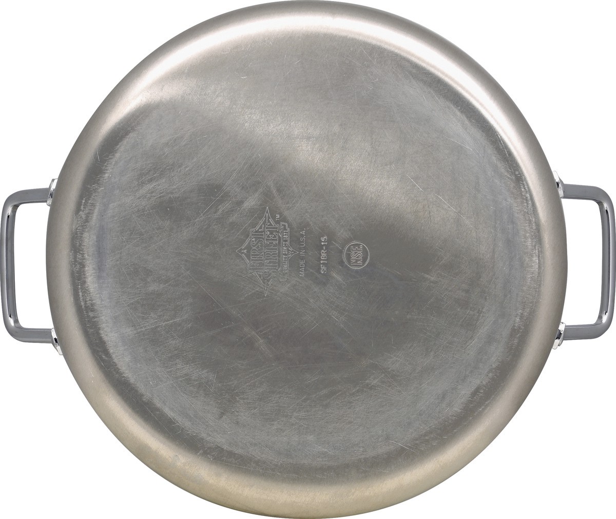 slide 3 of 6, First Street Aluminum Brazier, 15 qt