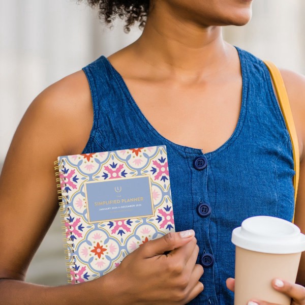 slide 6 of 10, 2025 Simplified By Emily Ley For At-A-Glance Weekly/Monthly Planner, 5-1/2"" X 8-1/2"", Tile, January To December, El35-200-25, 1 ct