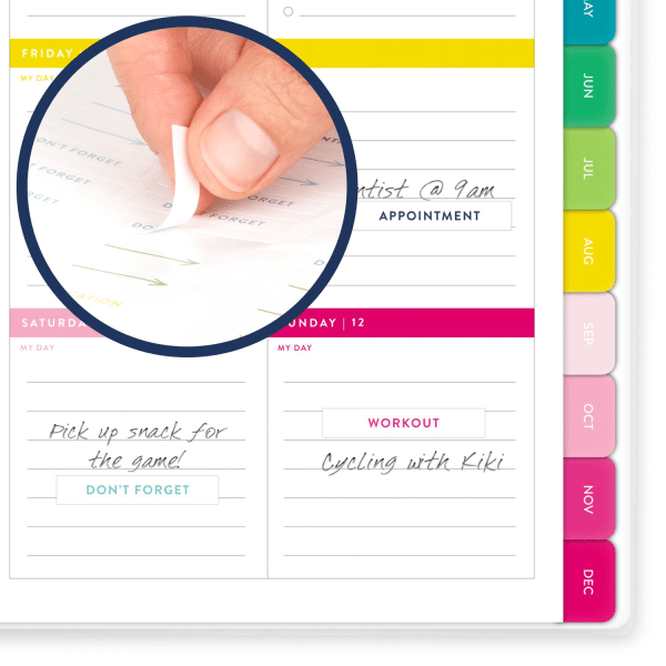 slide 5 of 10, 2025 Simplified By Emily Ley For At-A-Glance Weekly/Monthly Planner, 5-1/2"" X 8-1/2"", Tile, January To December, El35-200-25, 1 ct