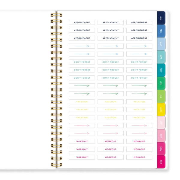 slide 8 of 10, 2025 Simplified By Emily Ley For At-A-Glance Weekly/Monthly Planner, 5-1/2"" X 8-1/2"", Tile, January To December, El35-200-25, 1 ct