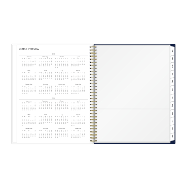 slide 7 of 8, 2025 Blue Sky Weekly/Monthly Planning Calendar, 8-1/2"" X 11"", Neve, January To December, 1 ct
