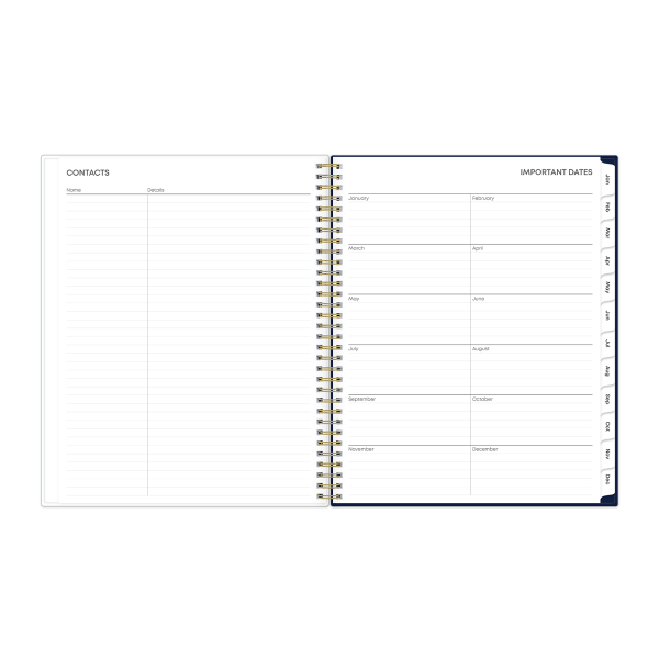 slide 2 of 8, 2025 Blue Sky Weekly/Monthly Planning Calendar, 8-1/2"" X 11"", Neve, January To December, 1 ct