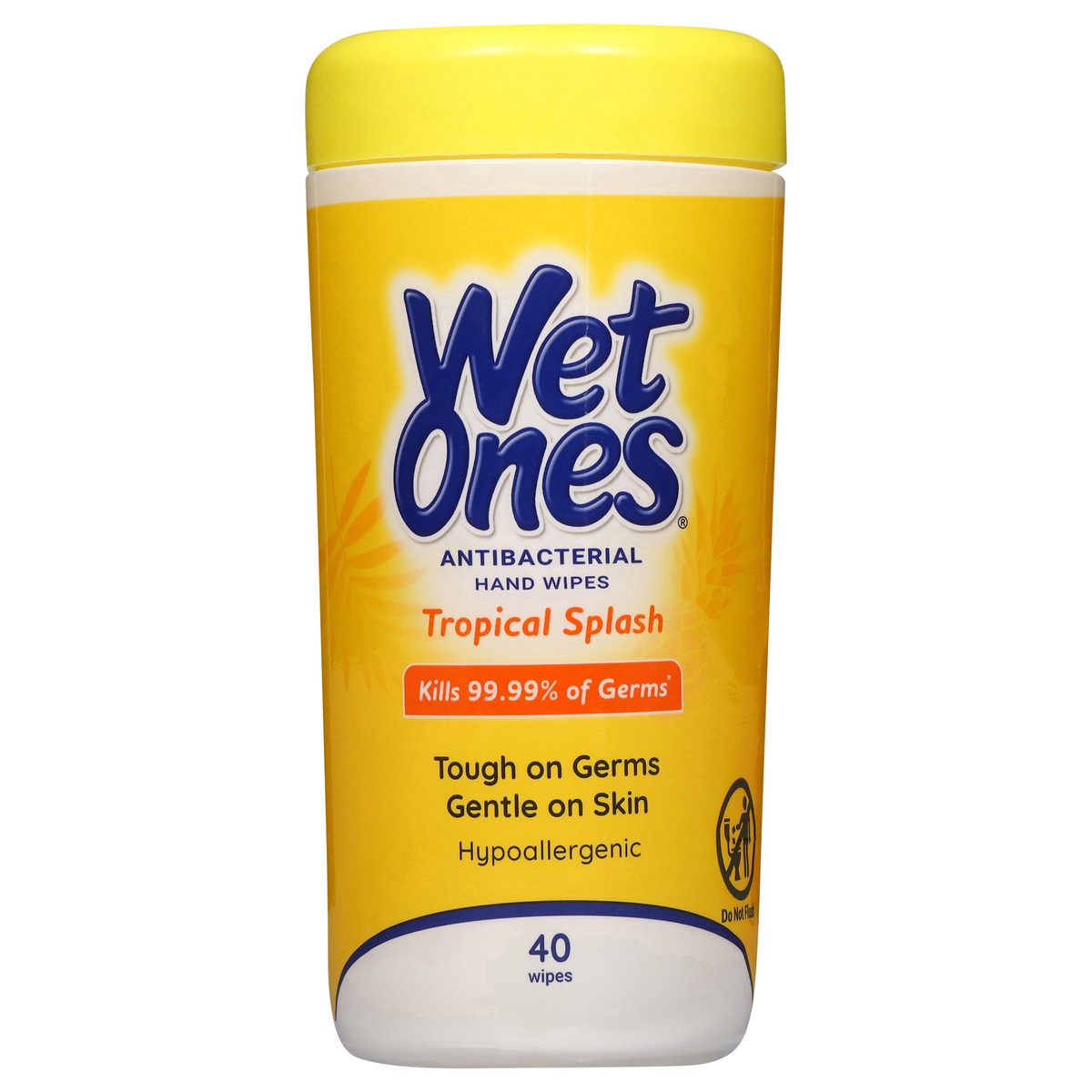 slide 1 of 8, Wet Ones Antibacterial Hand Wipes Tropical Splash Canister, 40 ct