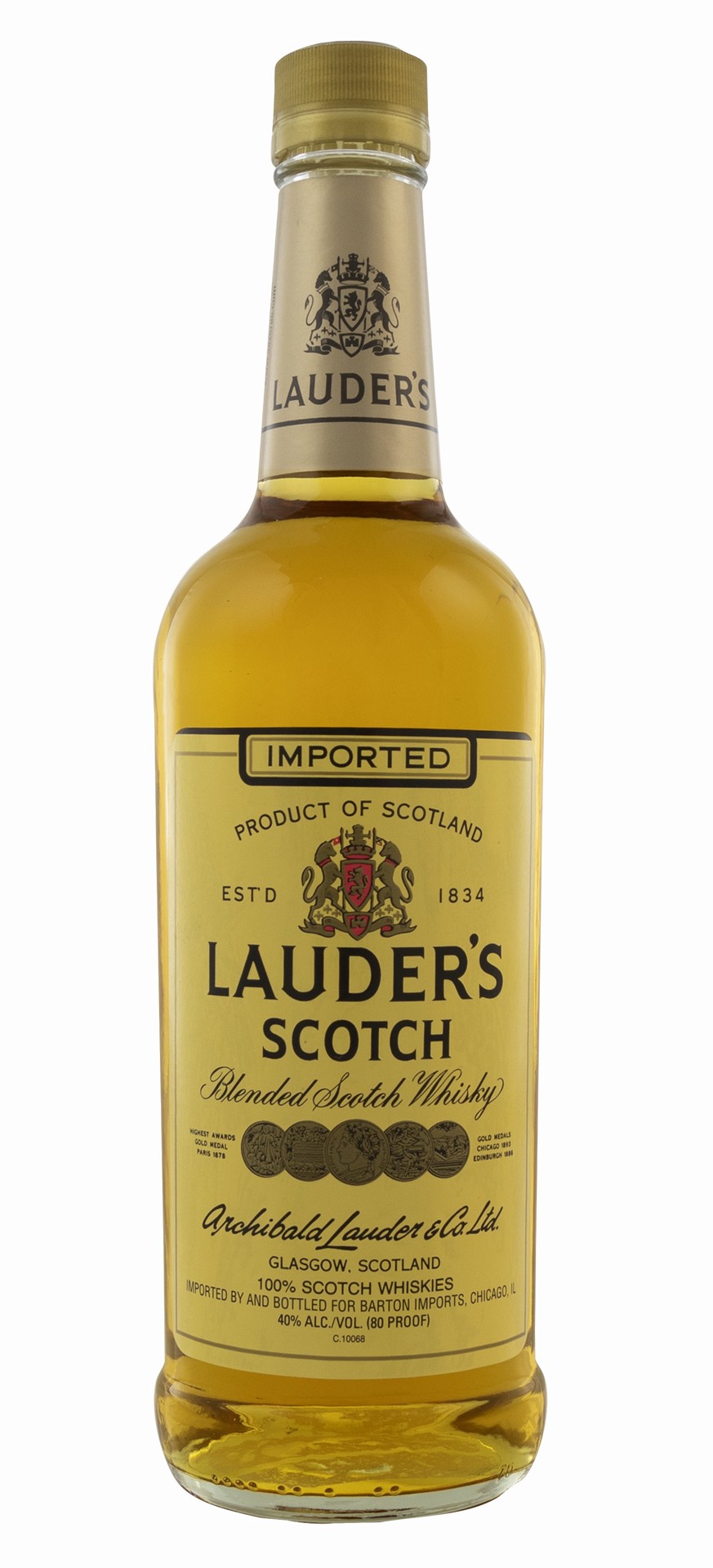 slide 1 of 2, Lauders Lauder's Scotch 750ml Glass Bottle 80 Proof, 750 ml