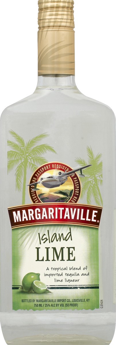 slide 2 of 2, Margaritaville Island Lime 750ml 50 Proof, 750 ml