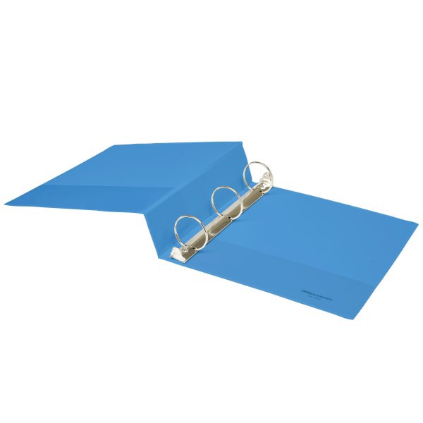slide 5 of 5, Office Depot 3-Ring Durable View Binder, 2"" Round Rings, 49% Recycled, Sky Blue, 1 ct
