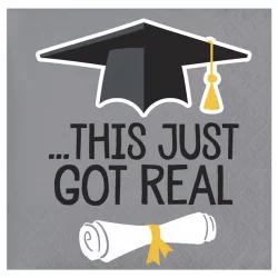 Creative Converting Grad Fun Beverage Napkin