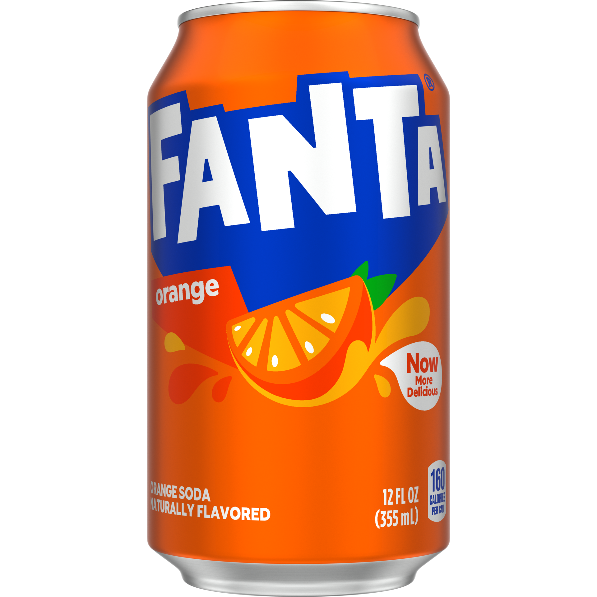 slide 1 of 7, Fanta Orange Soda Can, 12 fl oz, 12 fl oz