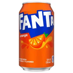 Fanta Orange Fruit Soda Soft Drink, 12 fl oz