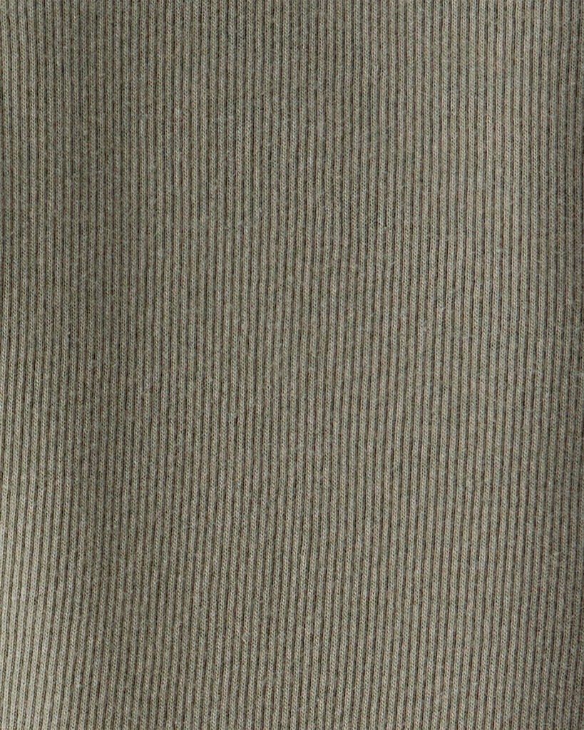 slide 3 of 3, Carter's Carters Kid Solid Cotton Ribbed Stretch Leggings - Green Green 10, 1 ct