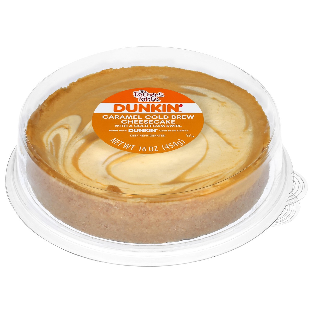 slide 4 of 4, The Fathers Table Caramel Cold Brew Cheesecake - 16 Oz, 16 oz