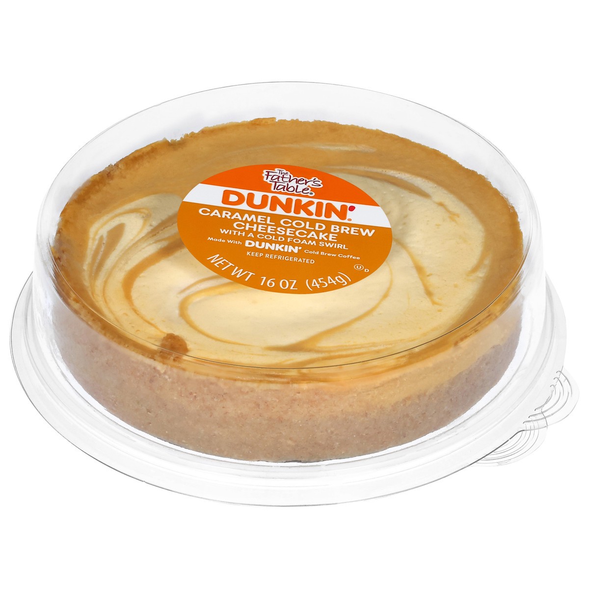 slide 2 of 4, The Fathers Table Caramel Cold Brew Cheesecake - 16 Oz, 16 oz