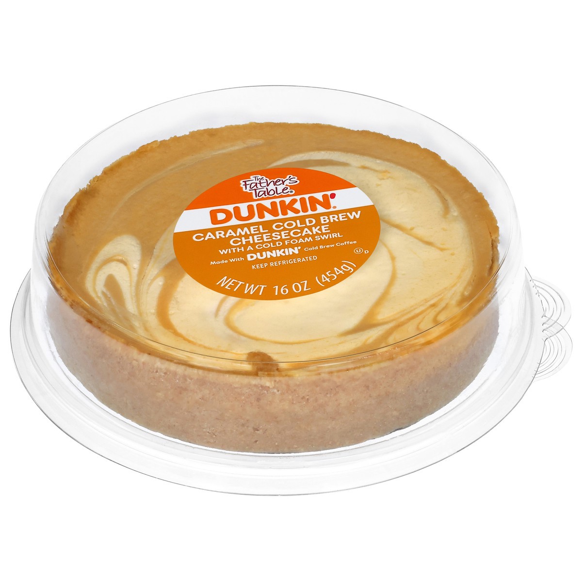 slide 3 of 4, The Fathers Table Caramel Cold Brew Cheesecake - 16 Oz, 16 oz