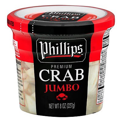 slide 1 of 1, Phillips Jumbo Lump Crab Meat, 8 oz
