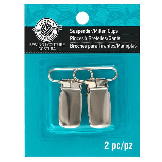slide 1 of 3, Suspender Mitten Clips By Loops & Threads, 1 ct