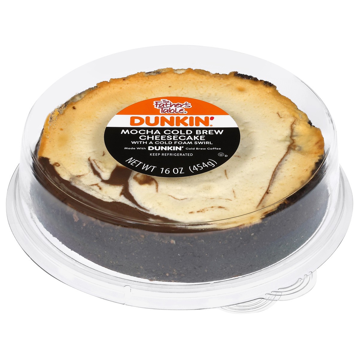 slide 4 of 4, The Fathers Table Mocha Cold Brew Cheesecake - 16 Oz, 16 oz