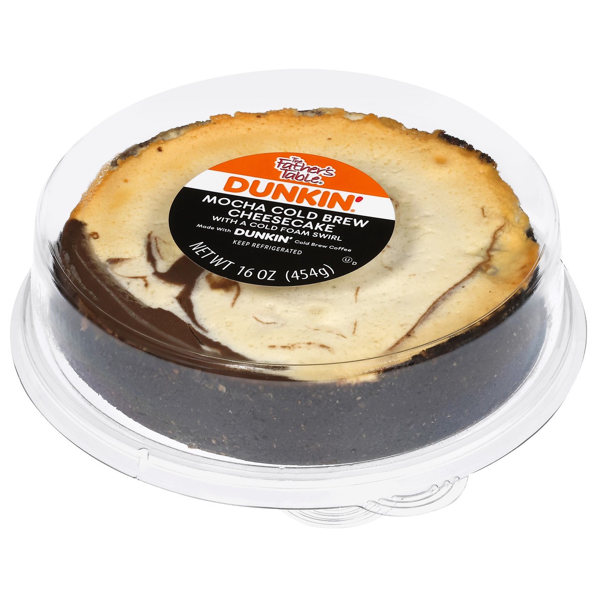 slide 2 of 4, The Fathers Table Mocha Cold Brew Cheesecake - 16 Oz, 16 oz