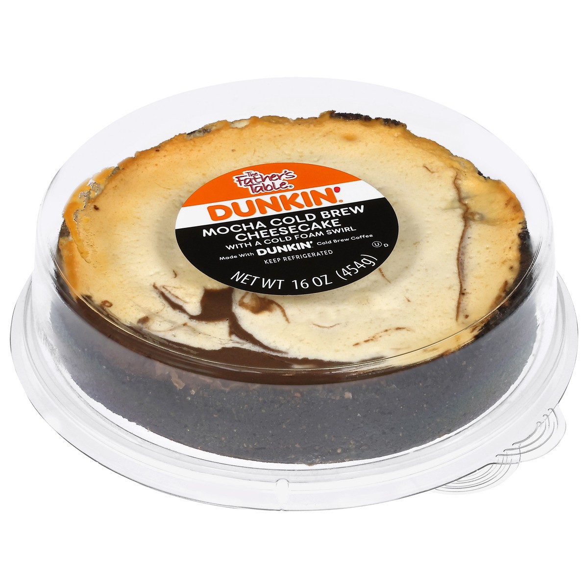 slide 3 of 4, The Fathers Table Mocha Cold Brew Cheesecake - 16 Oz, 16 oz