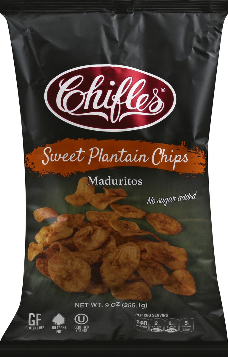 slide 11 of 13, NON BRAND Chifle's Platanitos Maduro (Plantain Chips) Sweet, 9 oz